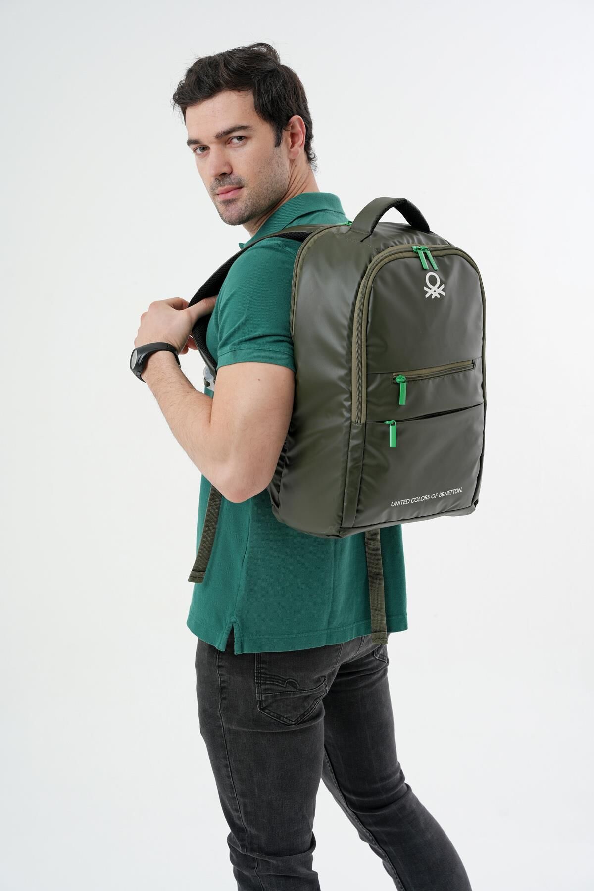 Benetton Backpack Khaki