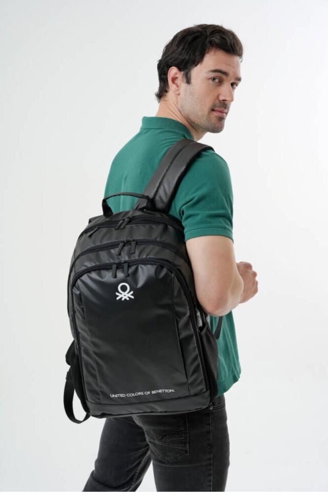 Benetton Sırt Çantası Siyah