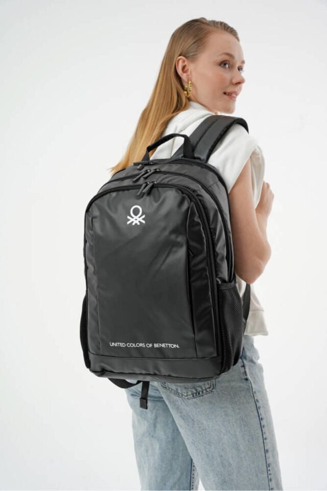 Benetton Sırt Çantası Siyah