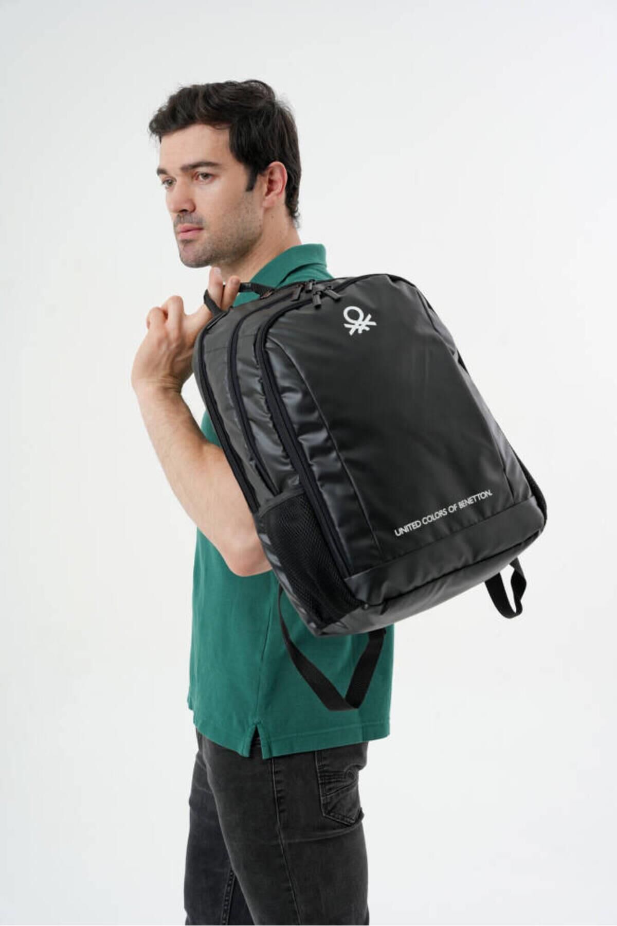 Benetton Sırt Çantası Siyah