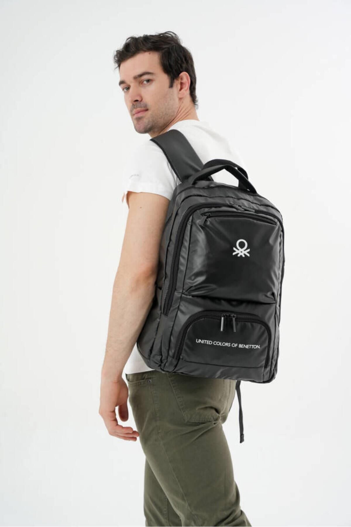 Benetton Sırt Çantası Siyah