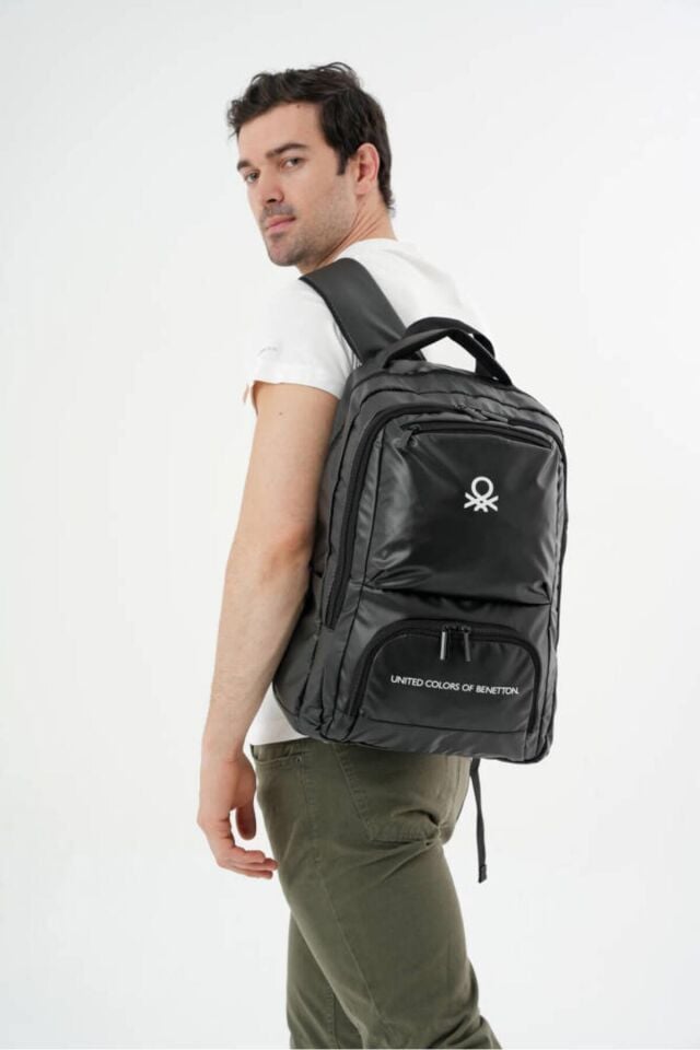Benetton Sırt Çantası Siyah
