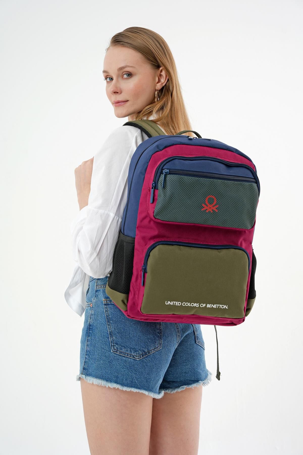 Benetton Sırt Çantası Renkli