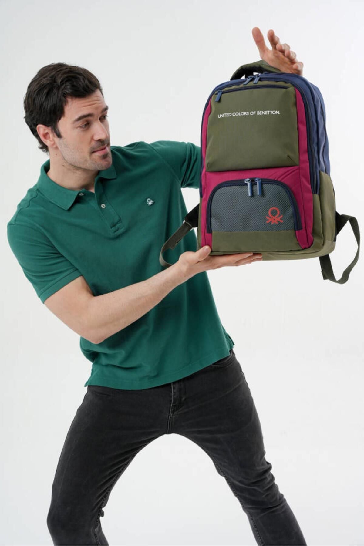 Benetton Sırt Çantası Renkli