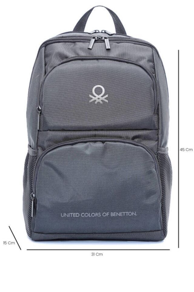 Benetton Sırt Çantası Gri