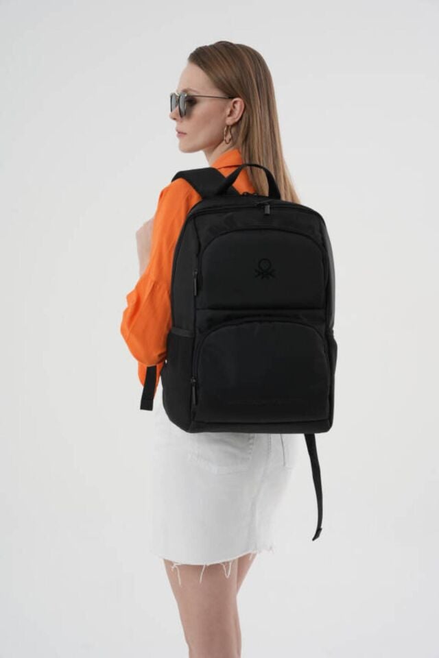 Benetton Sırt Çantası Siyah