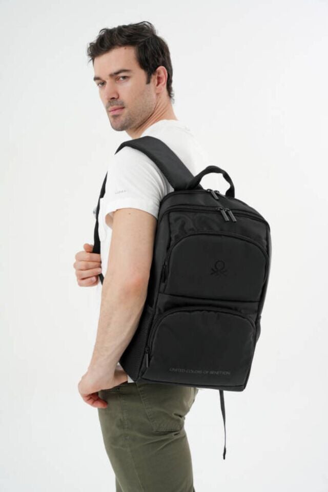 Benetton Sırt Çantası Siyah