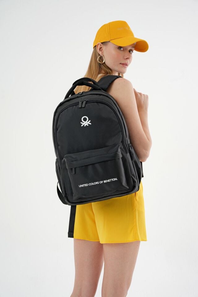 Benetton Sırt Çantası Siyah