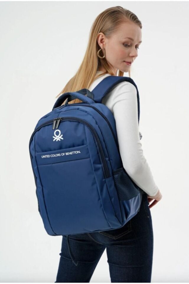 Benetton Backpack Navy Blue