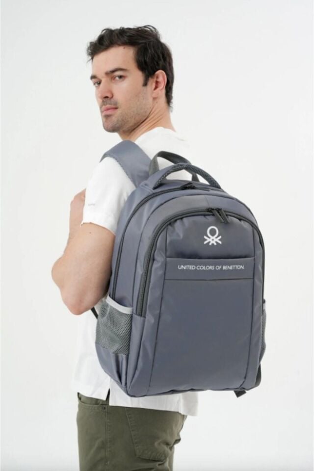 Benetton Sırt Çantası Gri