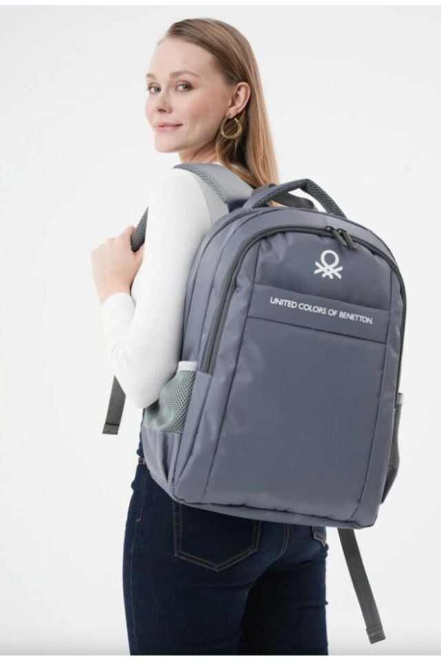 Benetton Sırt Çantası Gri