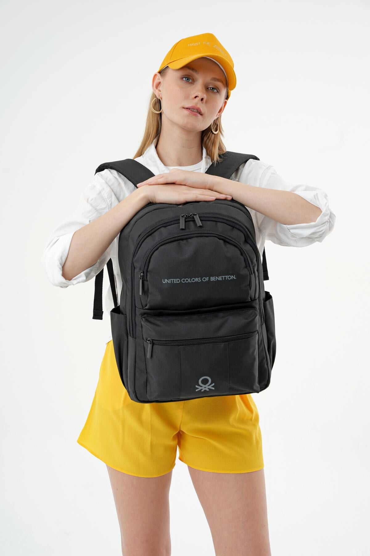 Benetton Sırt Çantası Siyah