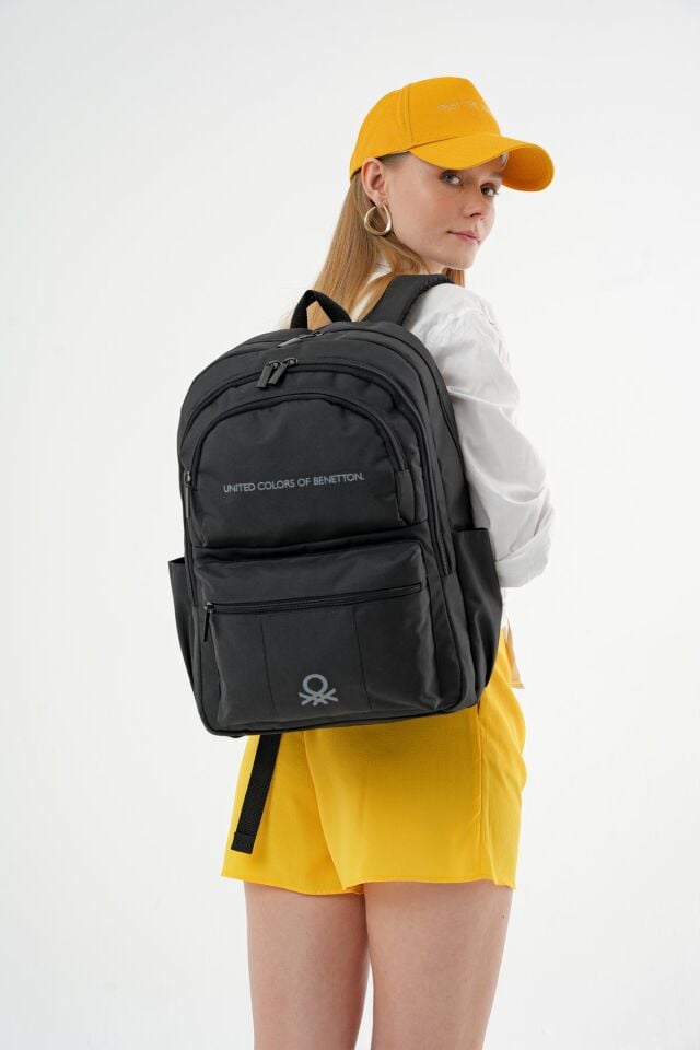 Benetton Sırt Çantası Siyah