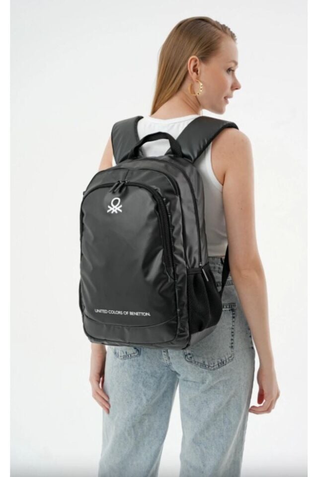 Benetton Sırt Çantası Siyah