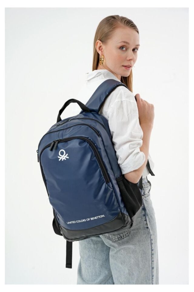 Benetton Backpack Navy Blue
