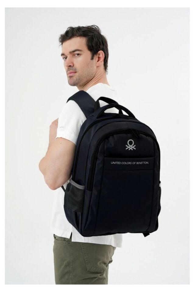 Benetton Sırt Çantası Siyah