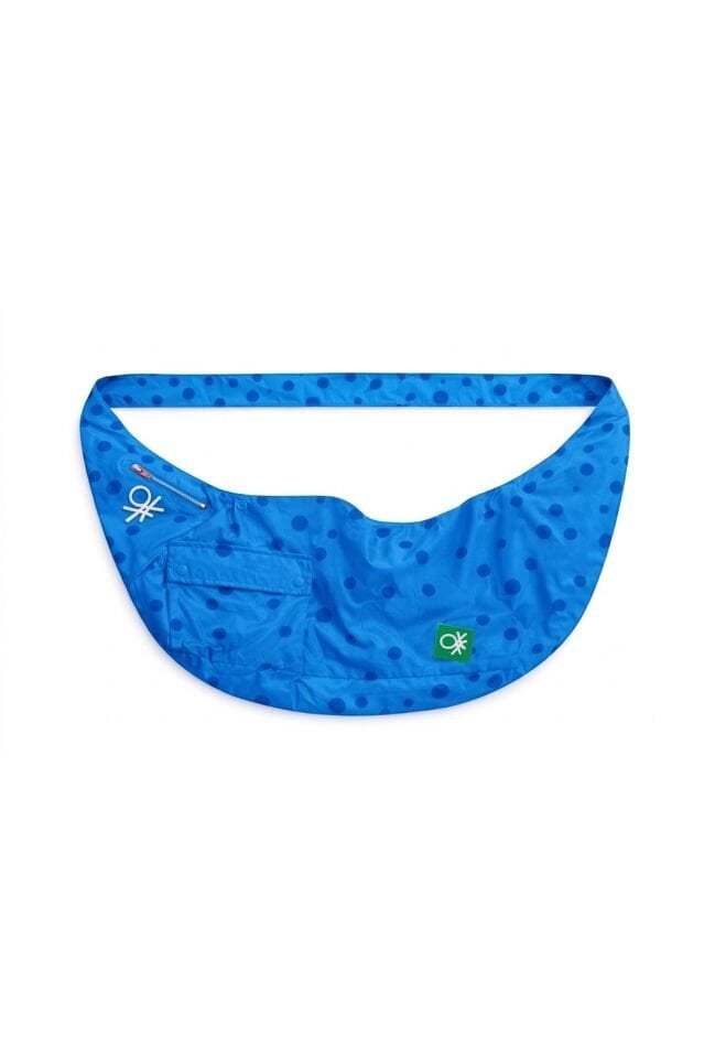 Çapraz Askılı Çanta Puantiyeli Mavi