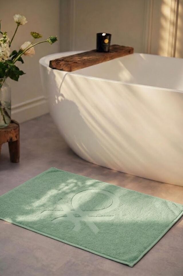 Benetton Bathroom Mat Mint