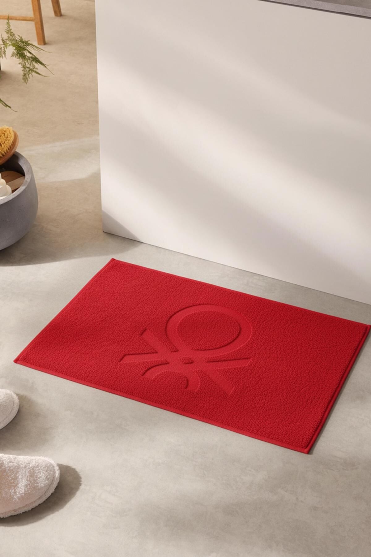 Benetton Banyo Paspas Kırmızı