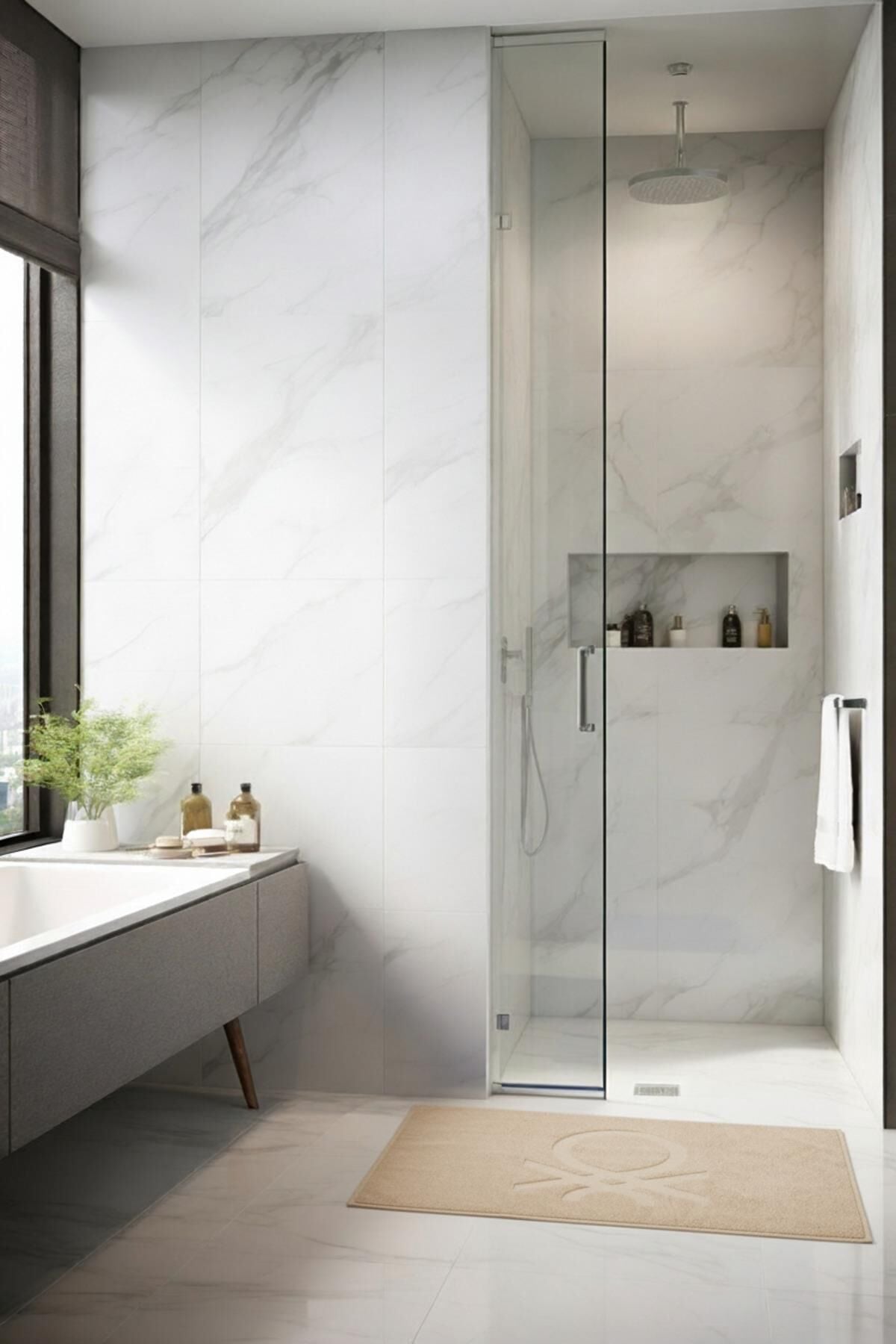 Benetton Banyo Paspas Bej