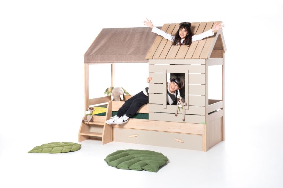 My House Çatılı Karyola 90x200cm