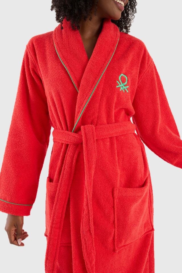Benetton Bornoz Kırmızı