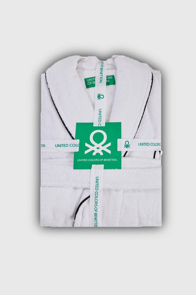 Benetton Bornoz Beyaz