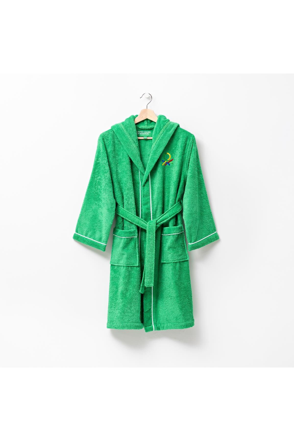 Benetton Çocuk Bornoz Yeşil