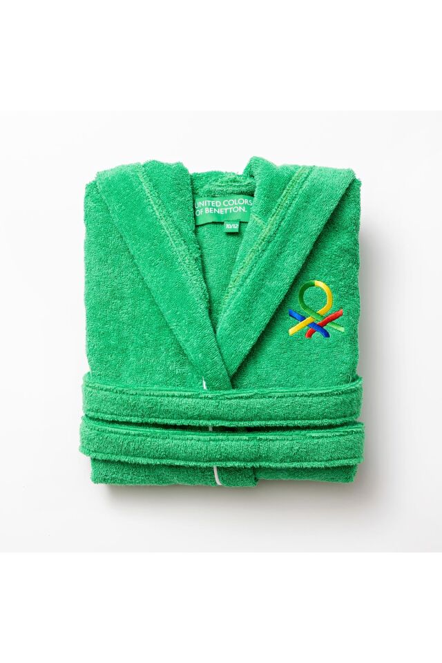 Benetton Çocuk Bornoz Yeşil