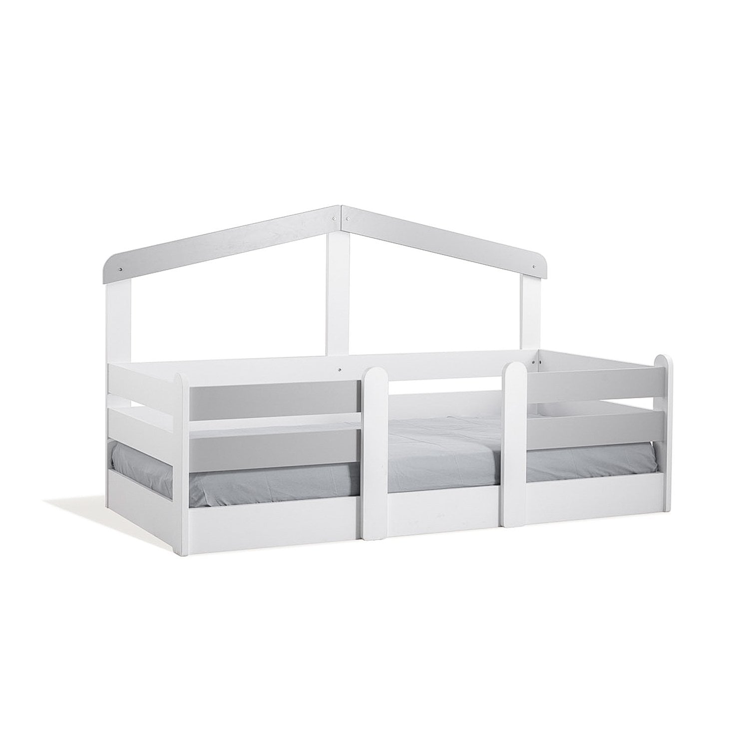 White House Bed without Roof 90x200cm