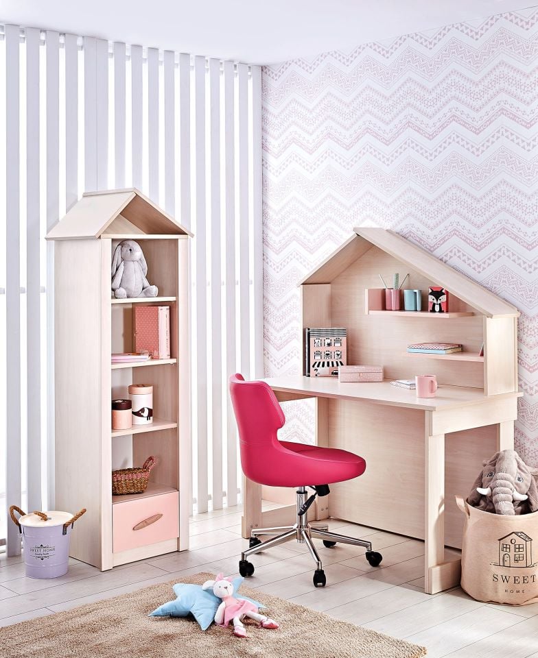 Pink House Study Desk