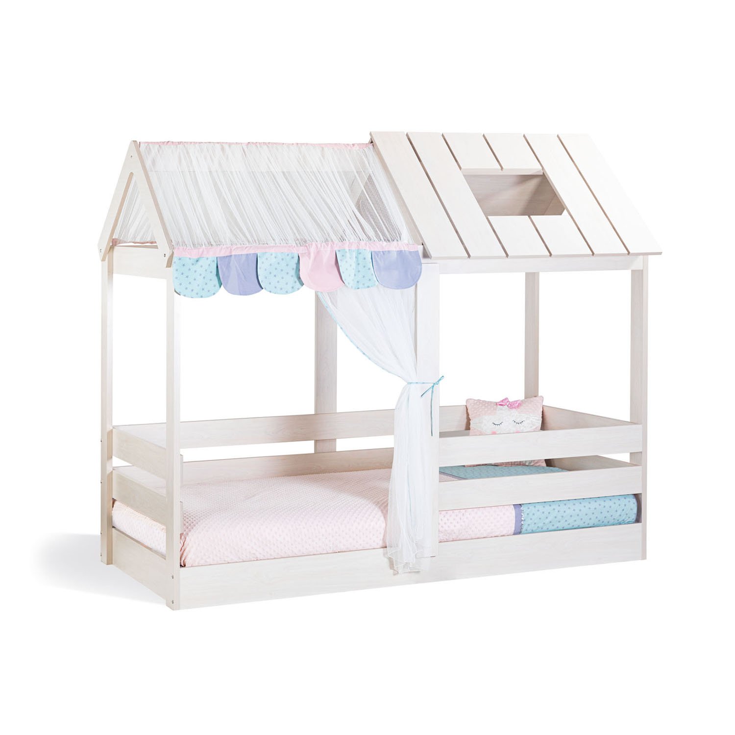 Pink House Montessori Bed 100x200cm