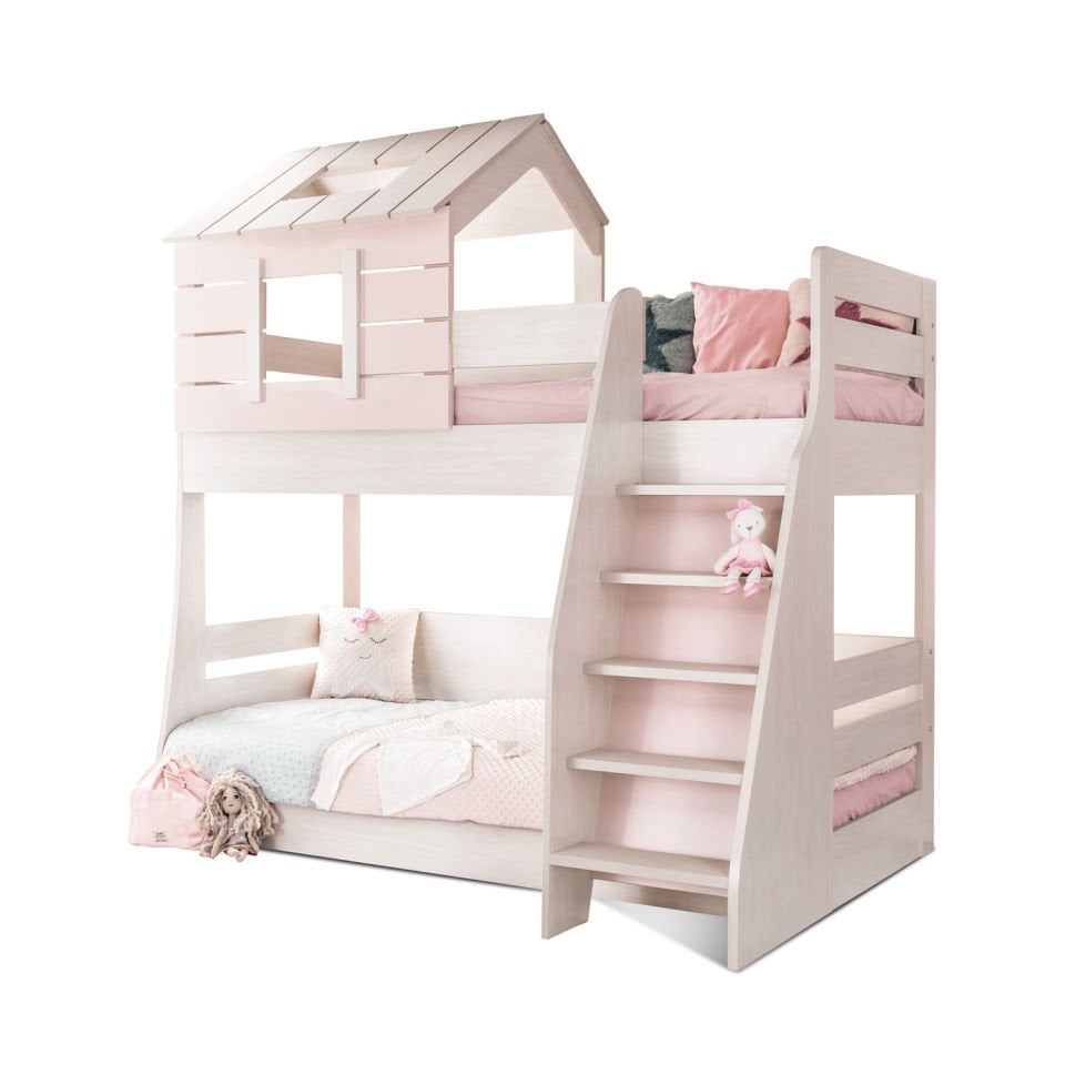 Pink House Bunk Bed