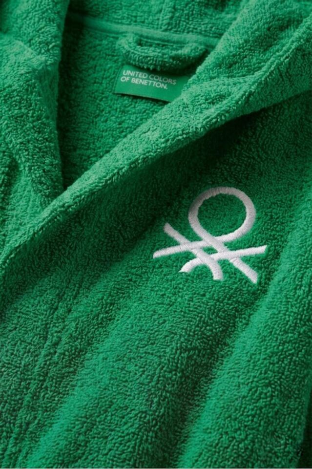 Benetton Çocuk Bornoz Yeşil