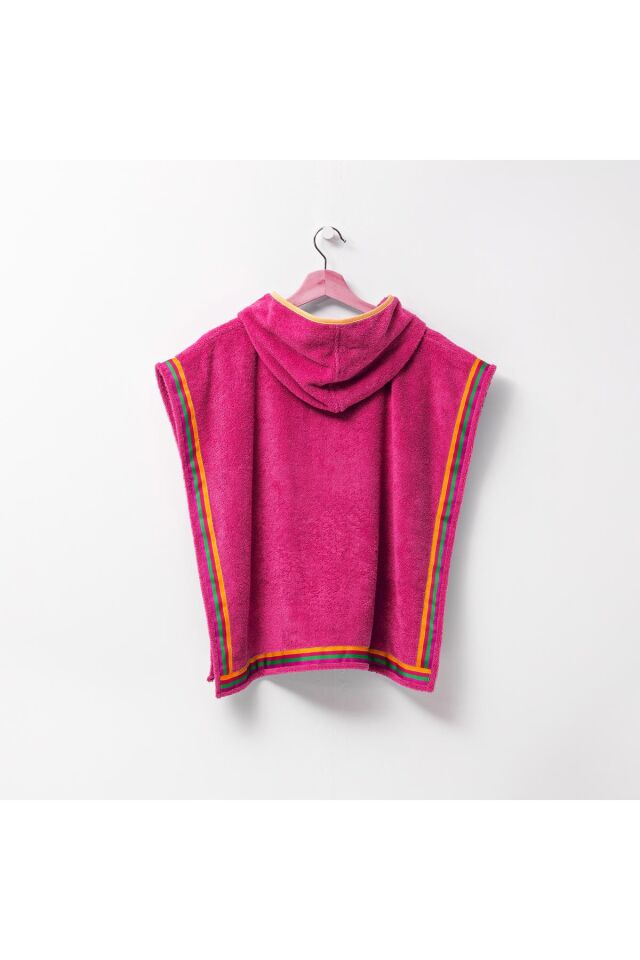 Benetton Çocuk Panço Havlu Pembe