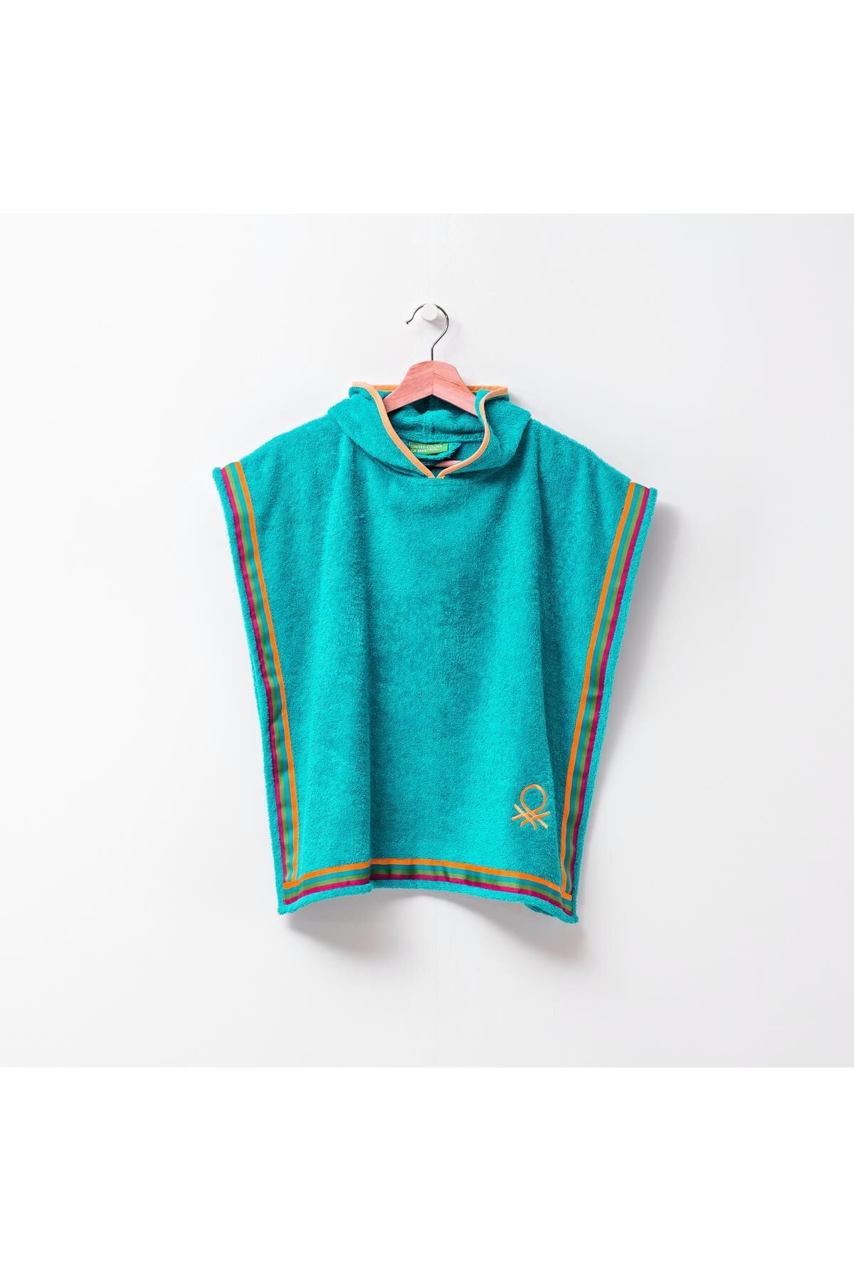 Benetton Çocuk Panço Havlu Turkuaz