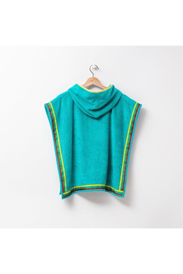 Benetton Çocuk Panço Havlu Turkuaz