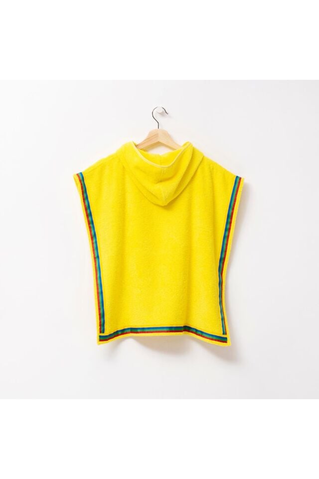Benetton Çocuk Panço Havlu Sarı