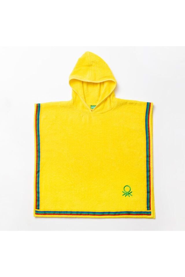 Benetton Çocuk Panço Havlu Sarı