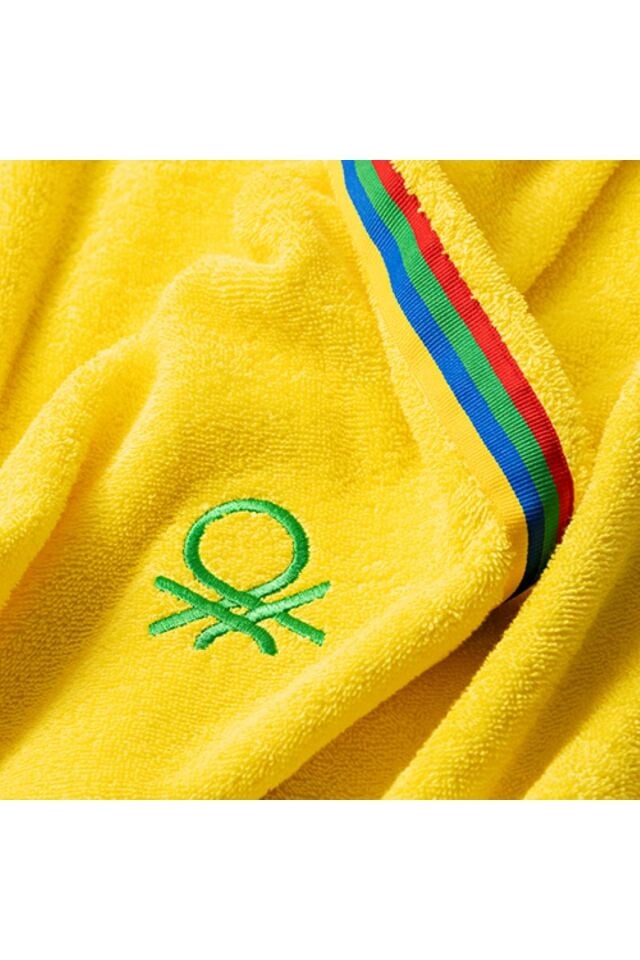 Benetton Çocuk Panço Havlu Sarı