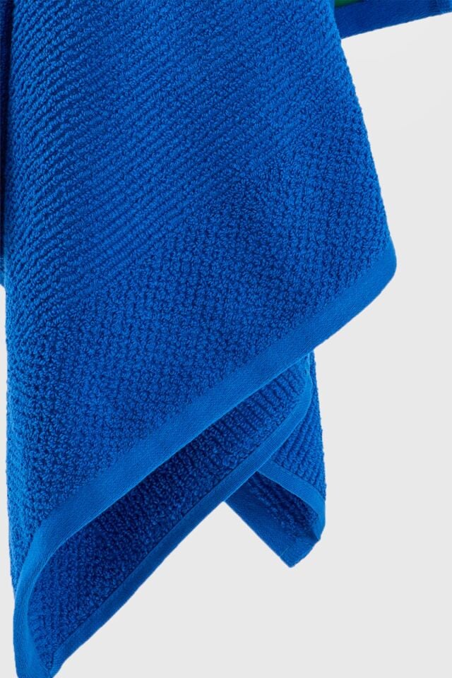 Benetton Havlu Set 3'lü Mavi