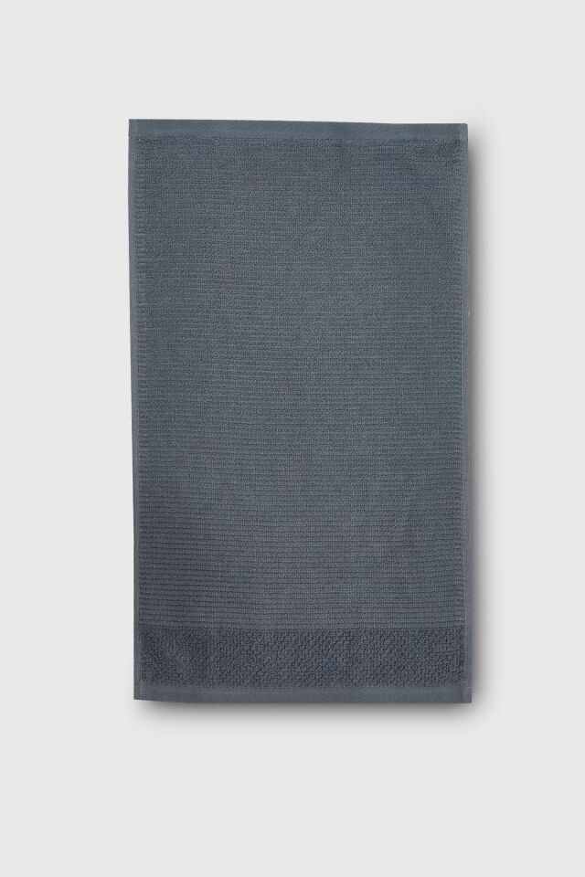 Benetton Havlu Set 3'lü Koyu Gri