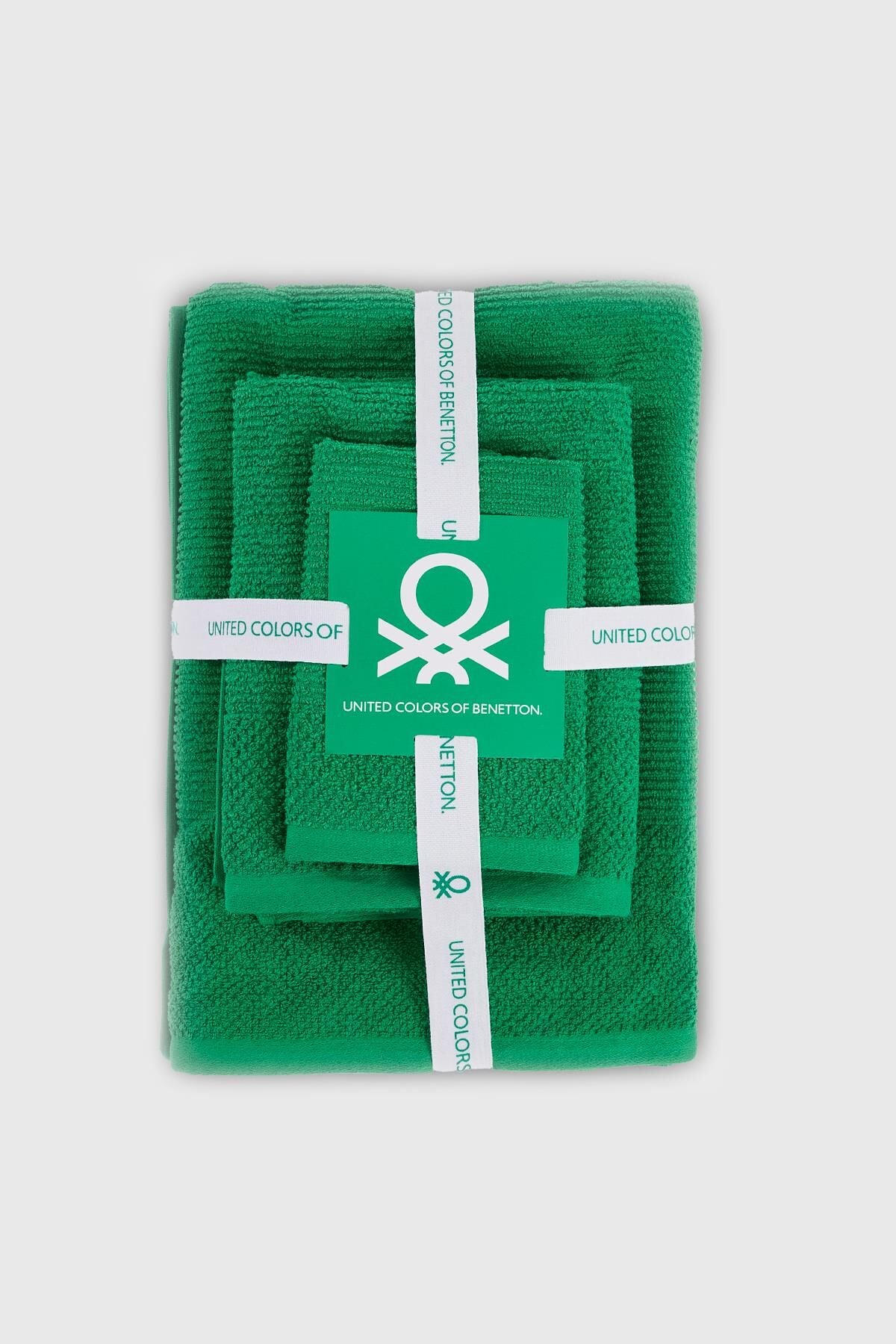 Benetton Havlu Set 3'lü Yeşil