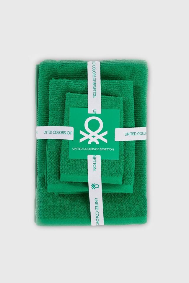 Benetton Havlu Set 3'lü Yeşil