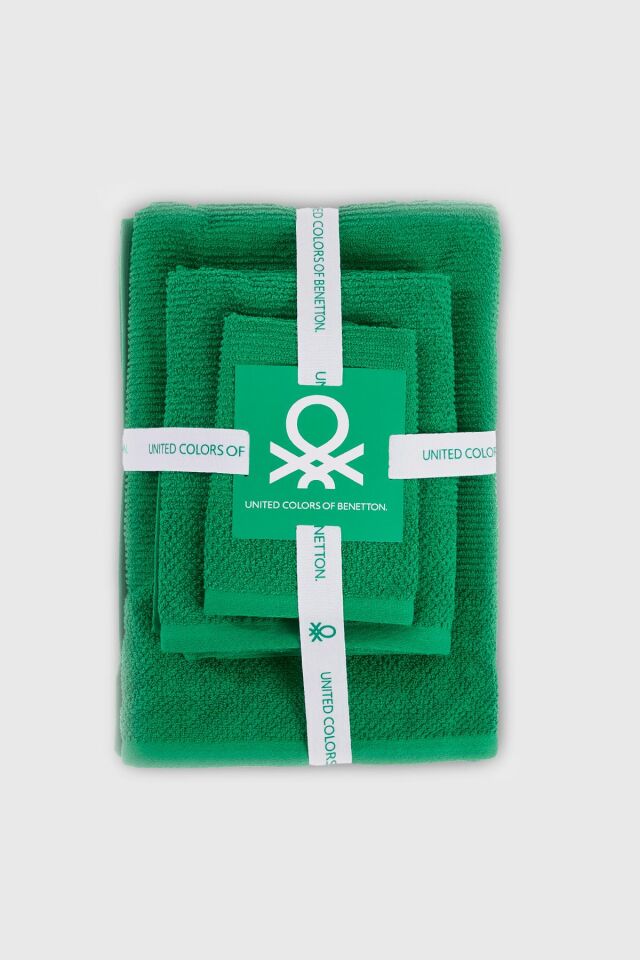 Benetton Towel Set of 3, Green