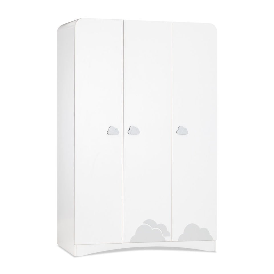 Pori 3 Doors Wardrobe