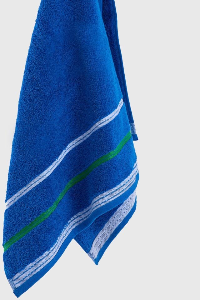 Benetton Havlu Set 3'lü Mavi