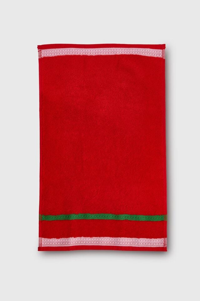 Benetton Havlu Set 3'lü Kırmızı