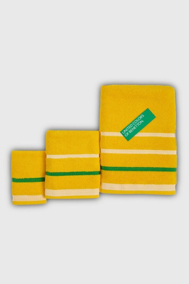 Benetton Havlu Set 3'lü Sarı