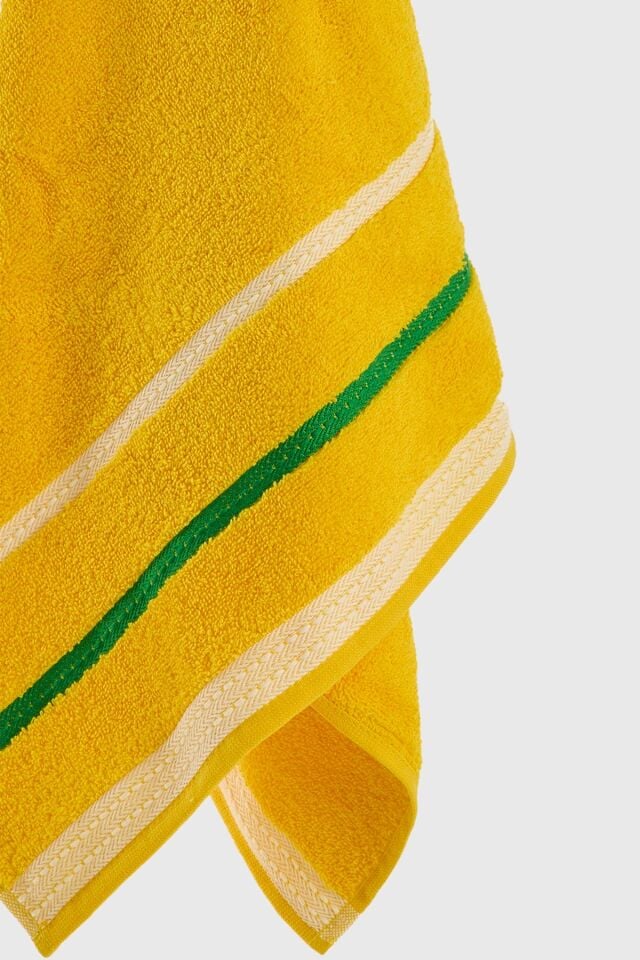 Benetton Havlu Set 3'lü Sarı